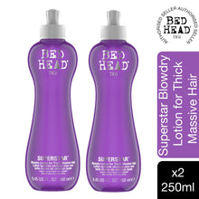 Load image into Gallery viewer, Bed Head by Tigi Blow Dry Hair Volume Lotion for Fine Thin Hair 250ml, 1pk