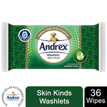 Load image into Gallery viewer, Andrex Washlets Gentle Clean, Skin Kind or Classic Clean Toilet Tissue Wipes