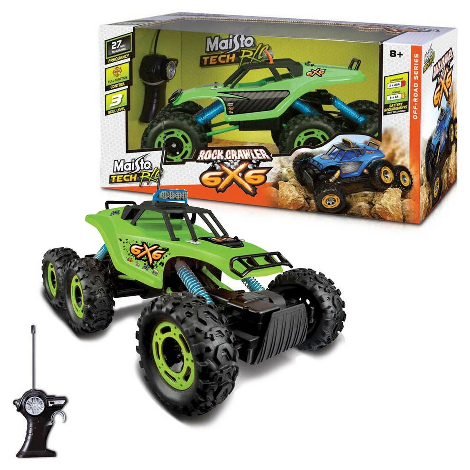 Maisto tech rc sales rock crawler 6x6