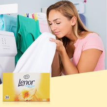 Load image into Gallery viewer, 6 x 34 Lenor Sheets Summer Breeze Fabric Softener Dryer