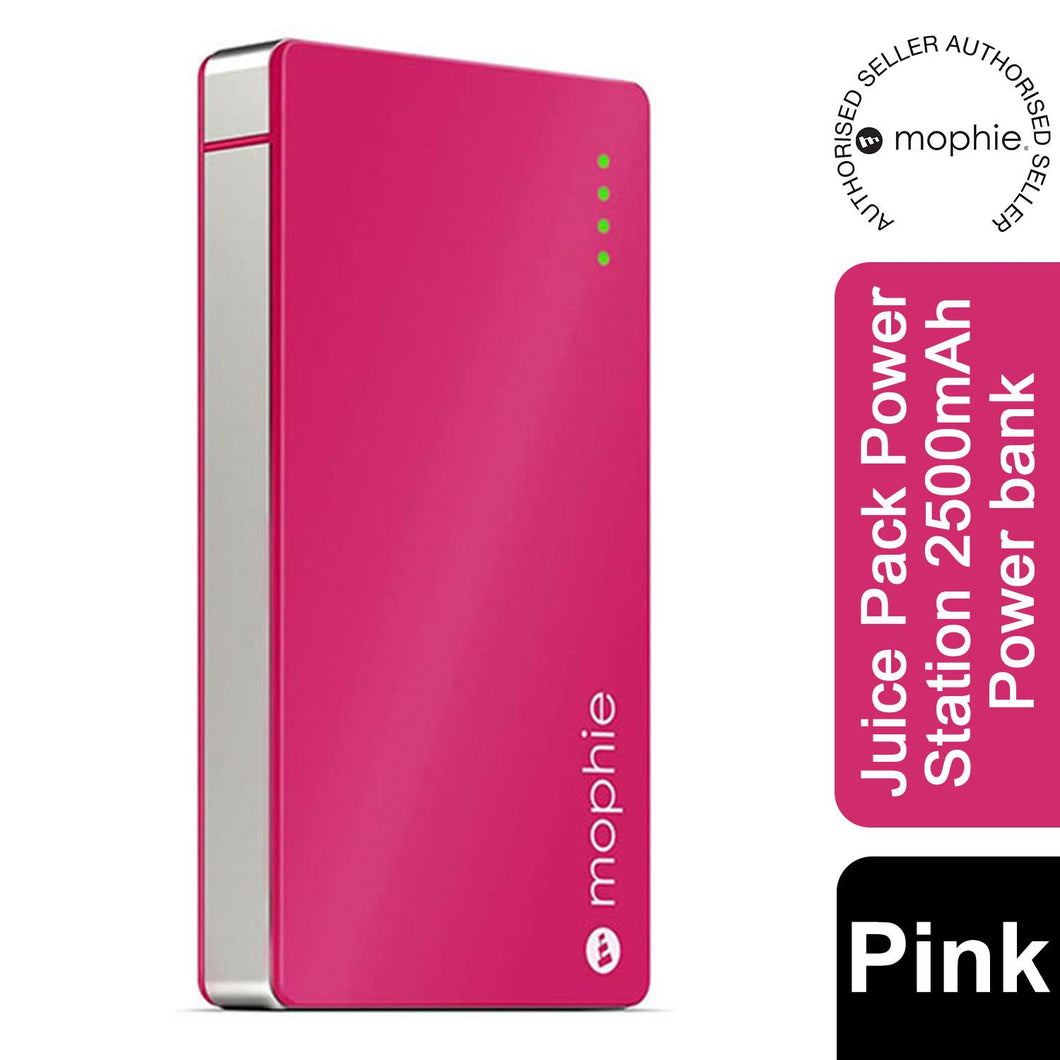 Mophie Juice Pack Power station 2500mAh Power bank, Pink