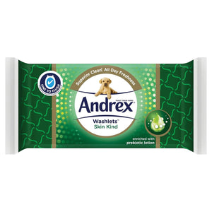 Andrex Washlets Gentle Clean, Skin Kind or Classic Clean Toilet Tissue Wipes