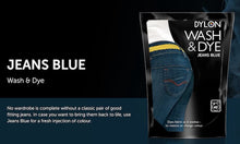 Load image into Gallery viewer, DYLON Wash &amp; Dye Fabric Dye, Jeans Blue, 2 Packs of 350g