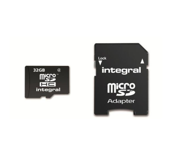 Integral Micro SDHC 32GB Class 4 SD Adaptor Memory Card