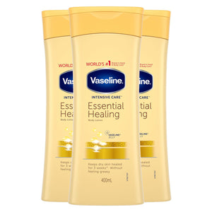 Vaseline Intensive Care Body Lotion, 3 Pack, 400ml