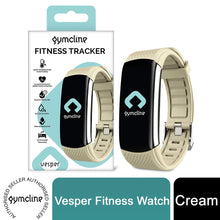 Load image into Gallery viewer, Gymcline Vesper Fitness Tracker with Body Temp Monitoring, Black, Navy or Cream