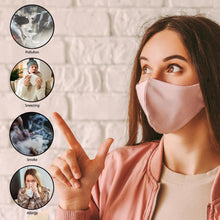 Load image into Gallery viewer, Unisex Face Masks Breathable &amp; Reusable 4 Pieces - Grey, Pink, Blue &amp; Black