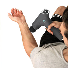 Load image into Gallery viewer, Gymcline Massage Gun Compact Size with 1500mAh Battery &amp; 3 Speed Modes, Grey