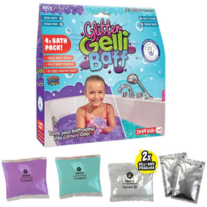 Gelli Baff 4 Use Purple & Aqua Glitter Gelli - 600G