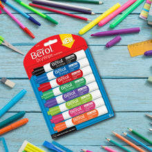 Load image into Gallery viewer, Berol Whiteboard Marker Dry Wipe Bullet Tip Assorted Colours 8 Pack