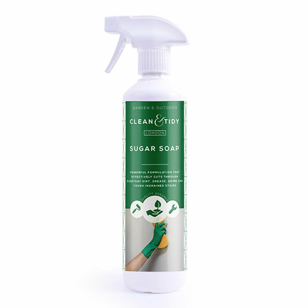 Clean & Tidy Sugar Soap General Household Cleaning Trigger Spray, 500ml