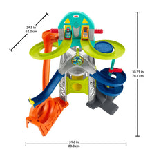 Load image into Gallery viewer, Fisher-Price Little People Launch &amp; Loop Raceway Vehicle Playset