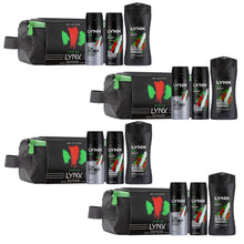 Load image into Gallery viewer, LYNX Africa Retro Washbag Gift Set -Body spray, Bodywash &amp; Deodorant Spray