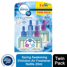 Load image into Gallery viewer, Ambi Pur 3VOLUTION Twin Pack Plug Refill, Cotton Fresh or Spring,  20ml