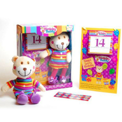 Birthday Buddy Girl Count Down Birthday Bear Toy