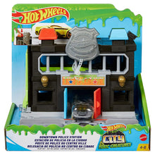 Load image into Gallery viewer, Hot Wheels Downtown Police Station Playset