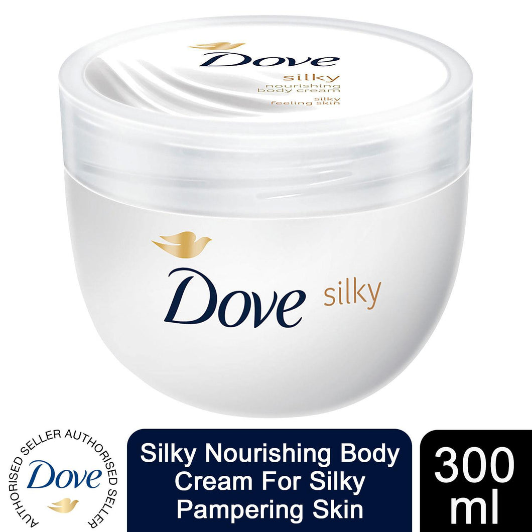 Dove Silky Nourishing Body Cream For Silky Pampering Skin, 300ml