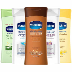 Vaseline Intensive Care Body Lotion, 3 Pack, 400ml