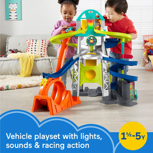 Fisher-Price Little People Launch & Loop Raceway Vehicle Playset