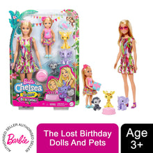 Load image into Gallery viewer, Barbie and Chelsea The Lost Birthday Dolls and Pets