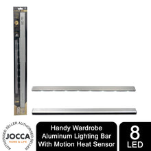 Load image into Gallery viewer, 8 LED Wardrobe Lighting Bars With Sensor 60cm