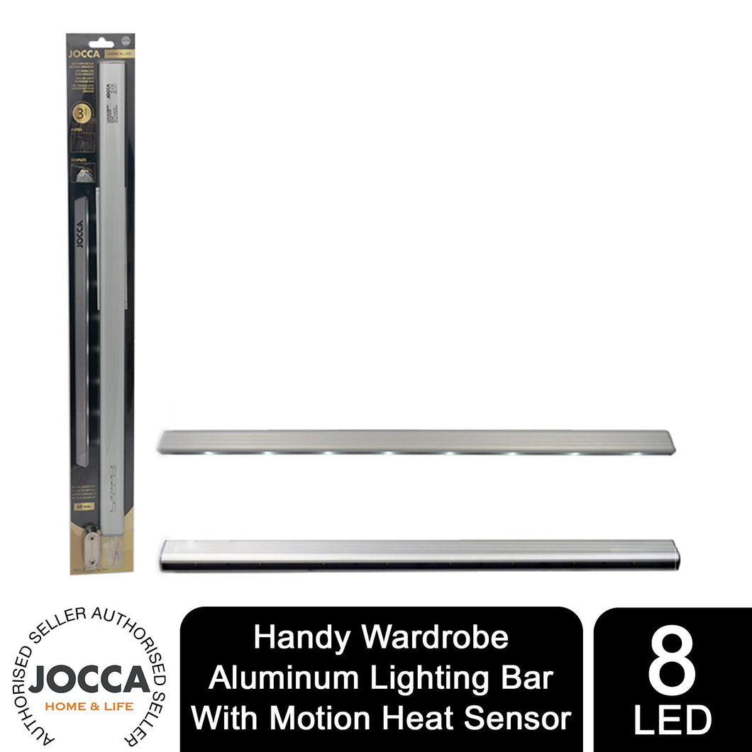 8 LED Wardrobe Lighting Bars With Sensor 60cm