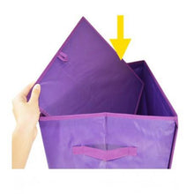 Load image into Gallery viewer, Jocca Purple foldable laundry basket