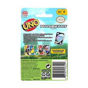 UNO Mario Kart Family Card Game