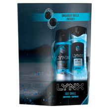 Load image into Gallery viewer, Lynx Ice Chill Gift Set, For Men, Brothers, Boys &amp; Teens, Shower Gel &amp; Deodorant