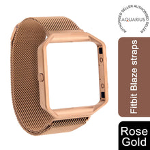 Load image into Gallery viewer, AQ Fitbit Blaze straps Rose Gold