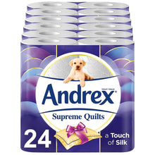 Load image into Gallery viewer, Andrex Toilet Roll Skin Kind, Gentle Clean, Classic or Supreme Quilts, 48 Rolls