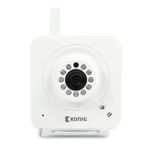 Konig Enhanced Indoor Plug-and-Play IP camera, White