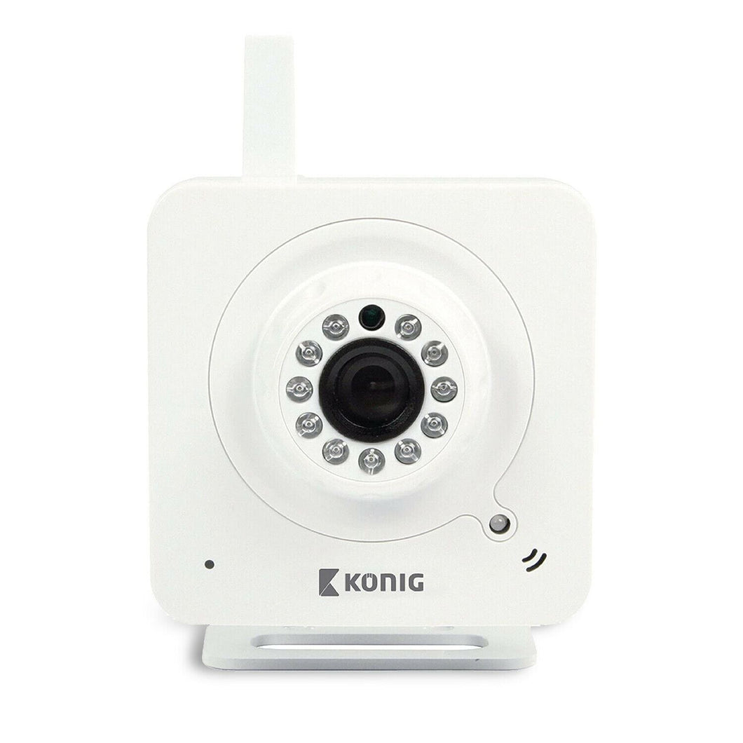 Konig Enhanced Indoor Plug-and-Play IP camera, White