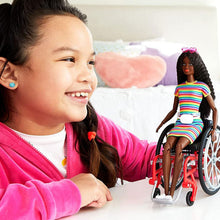 Load image into Gallery viewer, Barbie Doll #166 with Wheelchair and Ramp