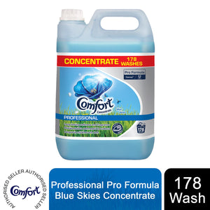 Comfort Professional Concentrate Blue Skies Fabric Softener 5 Litre, 178 Wash