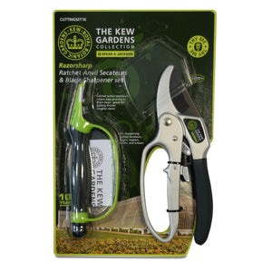 Spear & Jackson Gift Set Anvil Secateurs & Sharpener, Kew Gardens Tool Range