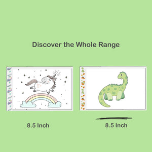 Doodle A4 Ultra-Thin Portable LED Tracing Pad with USB Cable, Dinosaur or Unicorn