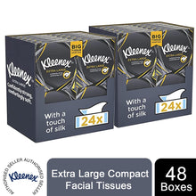 Load image into Gallery viewer, Kleenex Extra Large Man Size Compact Facial Tissues - 24 or 48 Box