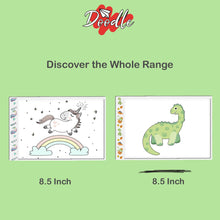 Load image into Gallery viewer, Doodle A4 Ultra-Thin Portable LED Tracing Pad with USB Cable, Dinosaur or Unicorn