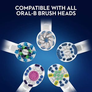 Oral-B Junior Kids Electric Toothbrush Rechargeable for Aged 6+, Green or Purple