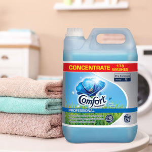 Comfort Professional Concentrate Blue Skies Fabric Softener 5 Litre, 178 Wash