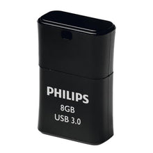 Load image into Gallery viewer, Philips USB 3.0 Pico Edition Flash Drive 8GB - Black