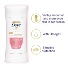 Load image into Gallery viewer, 6pk of 62ml Dove Advanced care Smooths Out with Omega6 Calming Blossom Stick