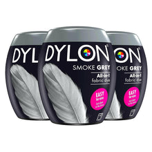 Load image into Gallery viewer, DYLON Washing Machine Fabric Dye Pod, Smoke Grey, 3 Packs of 350g