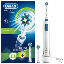 Load image into Gallery viewer, Oral B Pro 570 Cross Action Limited Edition Brush and Refill