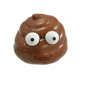 KandyToys Sticky Stretch Poo Stress Ball Squishy Kids Party Bag Filler Prank Toy