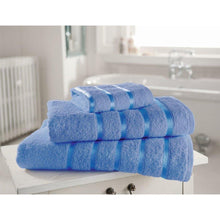 Load image into Gallery viewer, Kensington Egyptian Cotton Hand Towel 50x80cm Blue