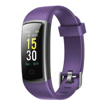 Load image into Gallery viewer, Aquarius AQ126 Waterproof Bluetooth Fitness Tracker With HRM and BPM - Purple