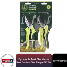 Load image into Gallery viewer, Spear &amp; Jackson Gift Set, Bypass &amp; Anvil Secateurs, Kew Gardens Tool Range