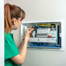 Load image into Gallery viewer, Schneider Electric Easy9 EZ9ESLR7R6CMCU Consumer Unit 7+6 2x100A RCD Main Switch